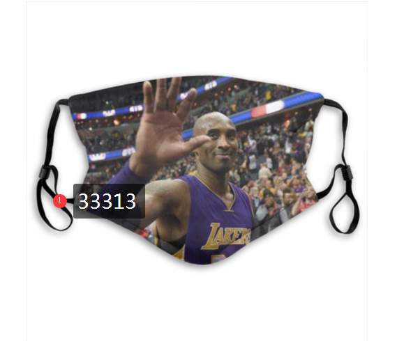 2021 NBA Los Angeles Lakers #24 kobe bryant 33313 Dust mask with filter->nba dust mask->Sports Accessory